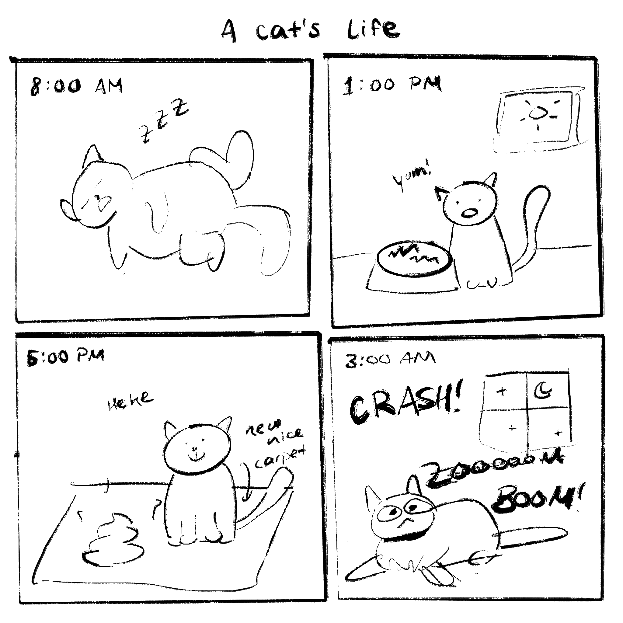 Cat comic