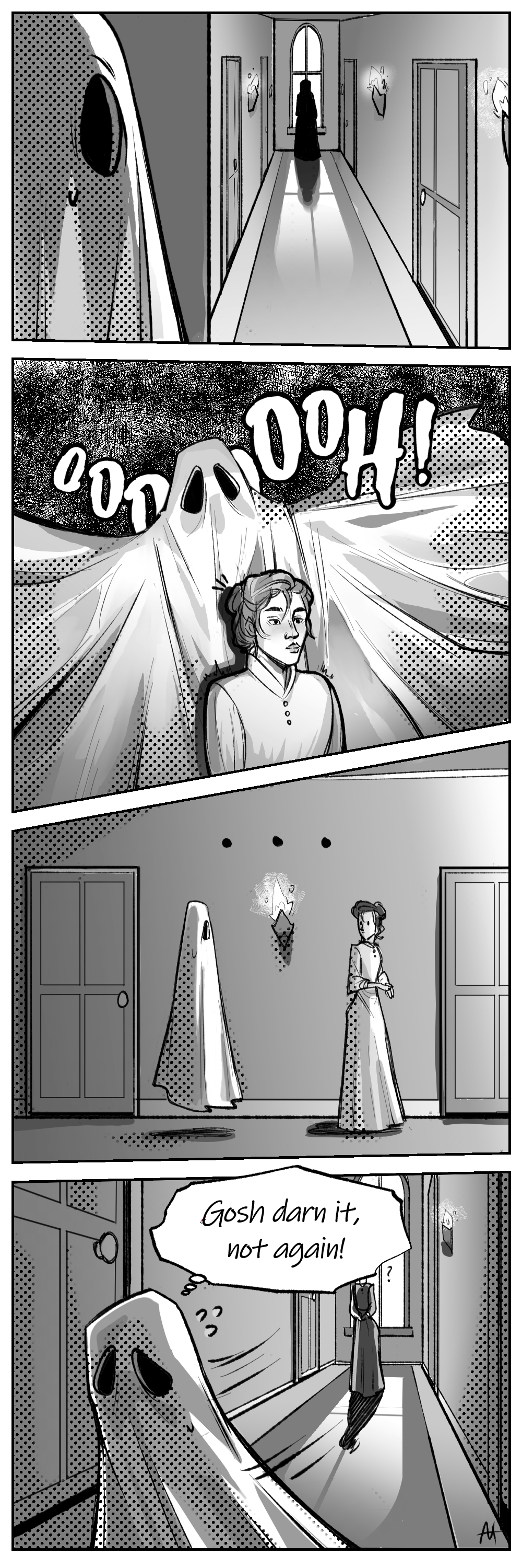 A comic about a ghost